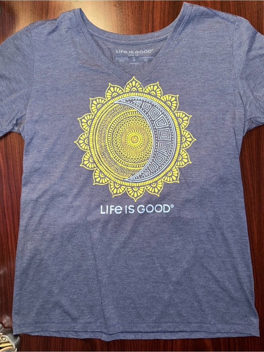 Life is Good Celestial Mandala Cool T-Shirt